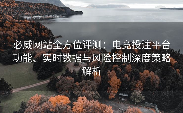 必威网站全方位评测：电竞投注平台功能、实时数据与风险控制深度策略解析